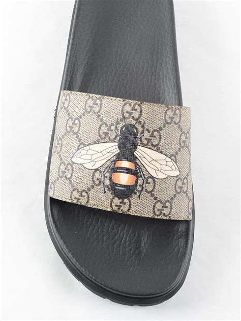 gucci bumble bee slides|gucci slides nordstrom.